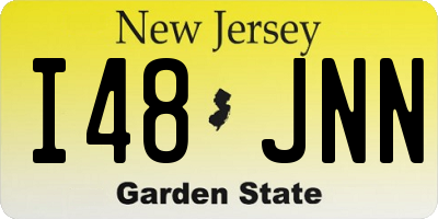 NJ license plate I48JNN