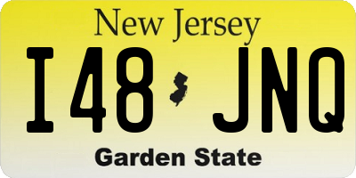NJ license plate I48JNQ