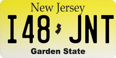 NJ license plate I48JNT