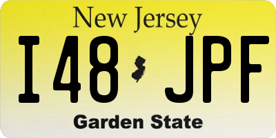 NJ license plate I48JPF