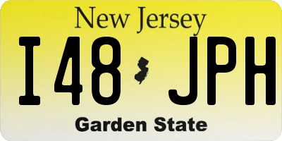 NJ license plate I48JPH