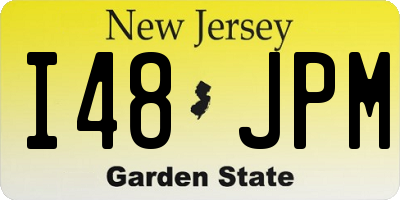 NJ license plate I48JPM