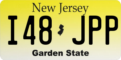 NJ license plate I48JPP