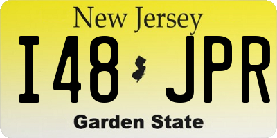 NJ license plate I48JPR