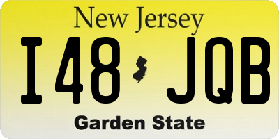 NJ license plate I48JQB