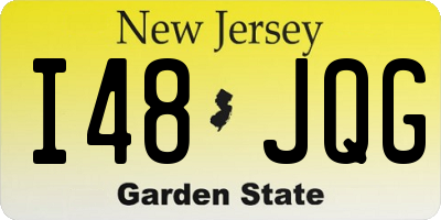 NJ license plate I48JQG