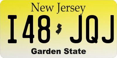 NJ license plate I48JQJ