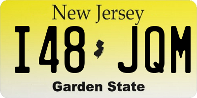 NJ license plate I48JQM