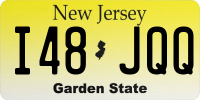 NJ license plate I48JQQ