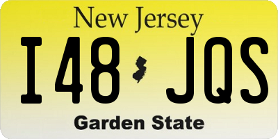 NJ license plate I48JQS