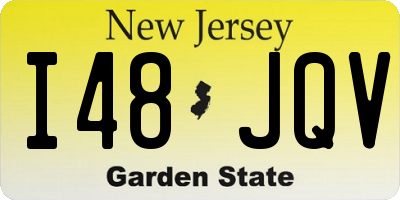 NJ license plate I48JQV