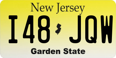 NJ license plate I48JQW