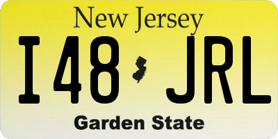 NJ license plate I48JRL