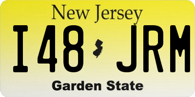 NJ license plate I48JRM