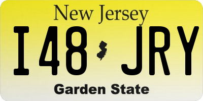 NJ license plate I48JRY