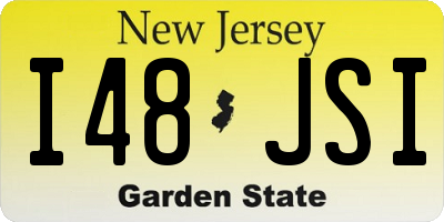 NJ license plate I48JSI