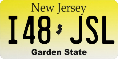 NJ license plate I48JSL