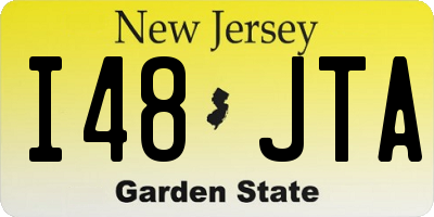 NJ license plate I48JTA