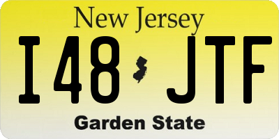NJ license plate I48JTF