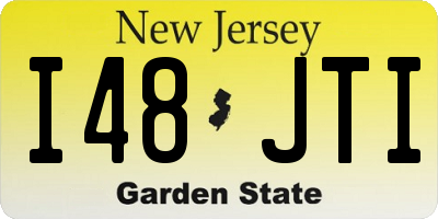 NJ license plate I48JTI
