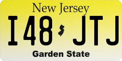 NJ license plate I48JTJ