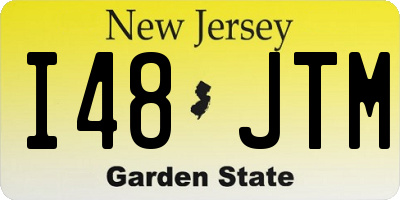NJ license plate I48JTM