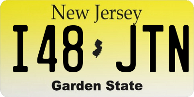 NJ license plate I48JTN