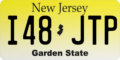 NJ license plate I48JTP