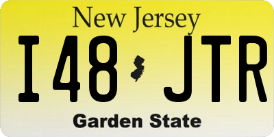 NJ license plate I48JTR