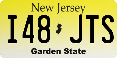 NJ license plate I48JTS