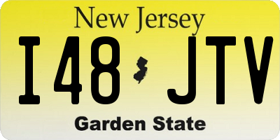 NJ license plate I48JTV