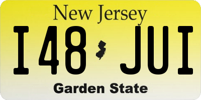 NJ license plate I48JUI