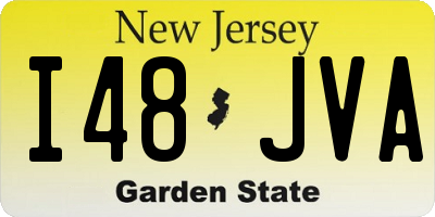 NJ license plate I48JVA