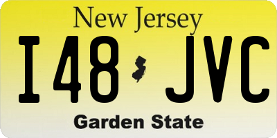 NJ license plate I48JVC