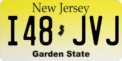NJ license plate I48JVJ