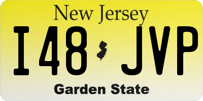 NJ license plate I48JVP