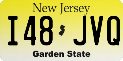 NJ license plate I48JVQ