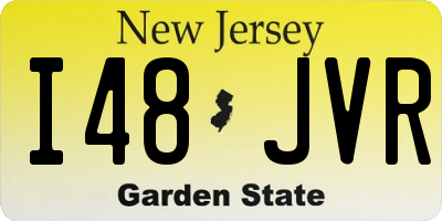 NJ license plate I48JVR