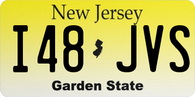 NJ license plate I48JVS