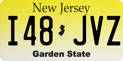 NJ license plate I48JVZ