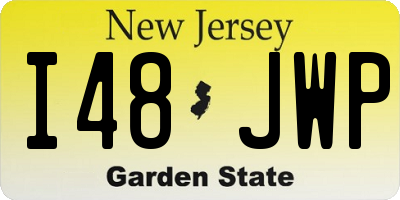 NJ license plate I48JWP