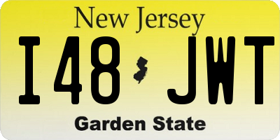 NJ license plate I48JWT