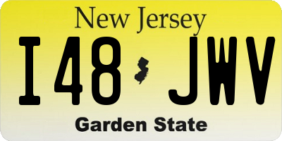 NJ license plate I48JWV