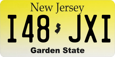 NJ license plate I48JXI