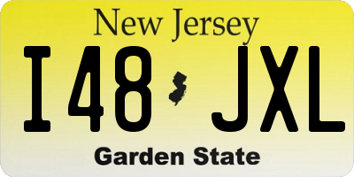 NJ license plate I48JXL