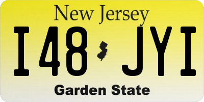 NJ license plate I48JYI