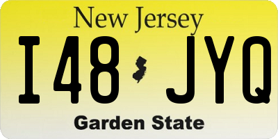 NJ license plate I48JYQ