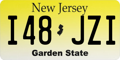 NJ license plate I48JZI