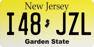 NJ license plate I48JZL