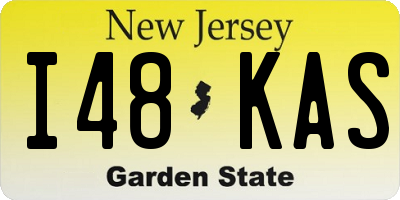 NJ license plate I48KAS